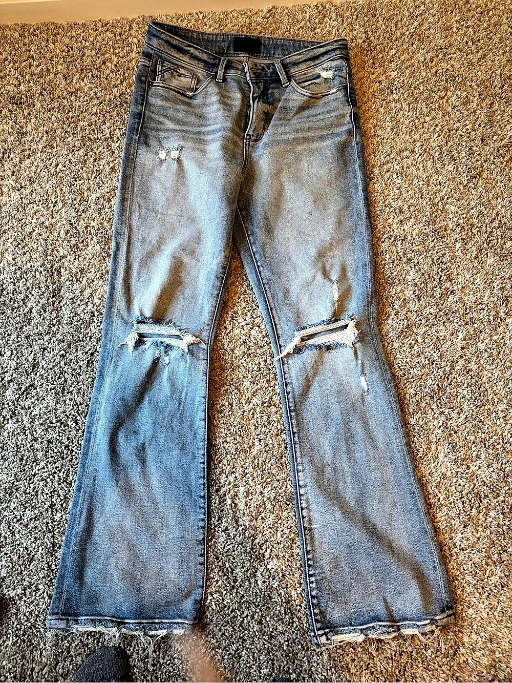 Buckle Black Fit No. 75 Boot Stretch Jean Waist 29